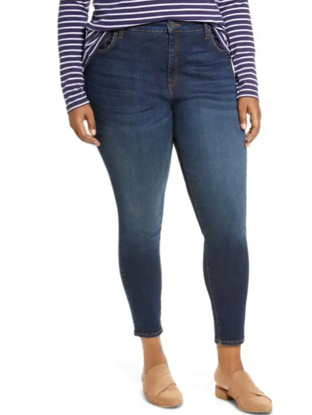 Kut From The Kloth Donna High Rise Ankle Skinny Jean Sz 14